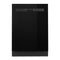 Whirlpool WDP540HAMB Built-In Dishwashers Black Front View