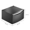 Maytag XHPC155MBK Laundry Pedestals Volcano Black – Angle View