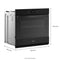 Whirlpool WOES5030LB Single Wall Ovens Black – Studio Shot