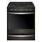 WHIRLPOOL WEG750H0HV 5.8 cu. ft. Smart Slide-in Gas Range with Air Fry, when Connected Black in Stainless Steel
