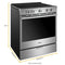WHIRLPOOL WEEA25H0HZ 6.4 cu. ft. Smart Slide-in Electric Range with Scan-to-Cook Technology in Stainless Steel
