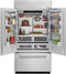 KITCHENAID KBFN502ESS 24.2 Cu. Ft. 42" Width Built-In Stainless French Door Refrigerator with Platinum Interior Design - Stainless Steel