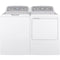 GE GTW500ASNWS 27 Inch Top Load Washer & GE GTD45GASJWS 27 Inch Gas Dryer