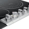 FRIGIDAIRE PCCE3080AF 30 inch Electric Cooktop with 5 Elements, 3200W Power, EvenTemp™, Bridge Element & LED Knobs
