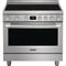 FRIGIDAIRE PCFI3670AF Professional 36 inch Induction Range, 4.4 Cu. Ft. Convection Oven, Bridge Elements & Steam Clean