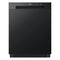 LG LDFC2423B Built-In Dishwashers Black Front View