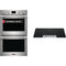 Frigidaire PCCE3680AF 30 Inch Electric Double Wall Oven with Frigidaire PCCE3680AF Electric Cooktop