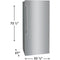FRIGIDAIRE PRDA1922AF Professional 33 inch Refrigerator Column, 19 Cu. Ft., EvenTemp Cooling