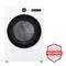 LG DLEX5500W Front Load Dryers White Front View