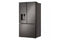 LG LRYXC2606D French Door Refrigerators Black Stainless Steel – Detail Close-up