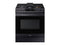SAMSUNG NX60T8511SG Slide-In Ranges Fingerprint Resistant Black Stainless Steel Front View