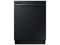 SAMSUNG DW80R2031UB Built-In Dishwashers Black Front View
