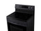 SAMSUNG NE63A6311SG Freestanding Ranges Fingerprint Resistant Black Stainless Steel – Detail Close-up