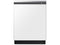 Samsung DW80BB707012 Built-In Dishwashers White Glass Front View