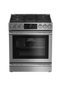 BEKO SLDF30540SS 30" Stainless Steel Slide-In Dual Fuel Range Stainless