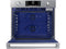 SAMSUNG NV51K7770SS Single Wall Ovens Stainless Steel – Angle View