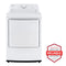 LG DLG6101W Front Load Dryers White Front View