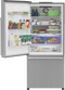 Beko BFBD30216SSL Bottom Freezer Refrigerators Fingerprint-Free Stainless Steel – Studio Shot