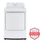 LG DLE6100W Front Load Dryers White Front View