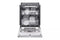 LG LDPS6762S Built-In Dishwashers Print Proof Stainless Steel – Detail Close-up