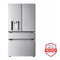 LG LF29S8330S French Door Refrigerators Print Proof Stainless Steel Front View