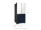 SAMSUNG RQ48T94B277 French Door Refrigerators White-Navy Glass – Appliance Image