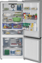 BEKO BFBF30116SSIM Bottom Freezer Refrigerators Fingerprint-Free Stainless Steel – Studio Shot