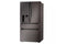 LG LF29H8330D French Door Refrigerators Black Stainless Steel – Angle View