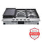 LG CBGJ3027S Gas Cooktops Stainless Steel Front View