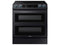 SAMSUNG NE63T8951SG Slide-In Ranges Fingerprint Resistant Black Stainless Steel Front View