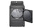 LG DLE6100M Front Load Dryers Monochrome Grey – Detail Close-up
