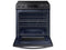 SAMSUNG NE63B8211SG Slide-In Ranges Black Stainless Steel – Studio Shot