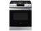 SAMSUNG NX60T8311SS Slide-In Ranges Fingerprint Resistant Stainless Steel Front View