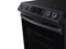 SAMSUNG NE63B8611SG Slide-In Ranges Fingerprint Resistant Black Stainless Steel – Detail Close-up