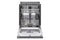 LG LDPH5554D Built-In Dishwashers Black Stainless Steel – Angle View