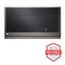 LG MVEL2137D Over The Range Microwaves Black Stainless Steel Front View