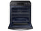 SAMSUNG NE63B8611SG Slide-In Ranges Fingerprint Resistant Black Stainless Steel – Lifestyle Photo
