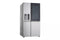 LG LRSOS2706S Side By Side Refrigerators Print Proof Stainless Steel – Lifestyle Photo