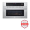 LG MZBZ1715S Microwave & Oven Combos Print Proof Stainless Steel Front View
