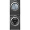 LG WM3470CM 27 Inch Front Load Washer & LG DLG3471M 27 Inch Gas Dryer with LG KSTK4 Stacking Kit for 27 Inch Front Load Laundry