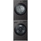 LG WM6500HBA 27 Inch Front Load Smart Washer & LG DLEX6500B 27 Inch Electric Smart Dryer with LG KSTK4 Stacking Kit for 27 Inch Front Load Laundry