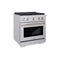 ZLINE KITCHEN AND BATH SGR30 ZLINE 30 in. 4.2 cu. ft. Paramount Gas Range with 4 Burner Cooktop and Convection Gas Oven in Stainless Steel (SGR30)