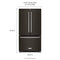 KITCHENAID KRFF305EBS 25 Cu. Ft. 36-Width Standard Depth French Door Refrigerator with Interior Dispense - Black Stainless Steel with PrintShield™ Finish