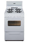 PREMIER SCK240OP 24 in. Freestanding Gas Range in White