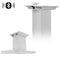 ZLINE KITCHEN AND BATH KE2ICRNBT42 ZLINE Island Mount Range Hood in Stainless Steel with Built-in CrownSound™ Bluetooth Speakers (KE2iCRN-BT) [Size: 42 Inch]