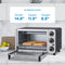 DANBY DBTO0412BBSS Danby 0.4 cu ft/12L 4 Slice Countertop Toaster Oven