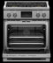 FISHER & PAYKEL RDV3304L Dual Fuel Range, 30", 4 Burners, Self-cleaning, LPG