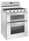 WHIRLPOOL WGG745S0FH 6.0 Cu. Ft. Gas Double Oven Range with EZ-2-Lift Hinged Grates