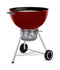 WEBER 14403001 Original Kettle Premium Charcoal Grill - 22" Crimson