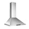 BROAN EWP1306SS 30" Stainless 640 MAX Blower CFM Pyramidal Chimney Range Hood